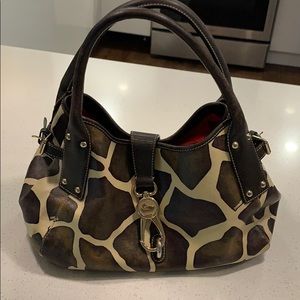 Dooney & Bourke giraffe print purse